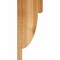 Ekena Millwork Alpine Rough Sawn Corbel, Western Red Cedar, 6"W x 6"D x 14"H COR06X06X14ALP00RWR - alternate 4